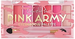 Парфумерія, косметика Палетка тіней для повік - Lovely Pink Army Eyeshadow Palette
