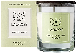 Парфумерія, косметика Ароматична свічка - Ambientair Lacrosse Green Tea & Lime Candle
