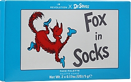 Палетка для контуринга лица - I Heart Revolution Dr. Seuss Fox in Sox Face Palette  — фото N2