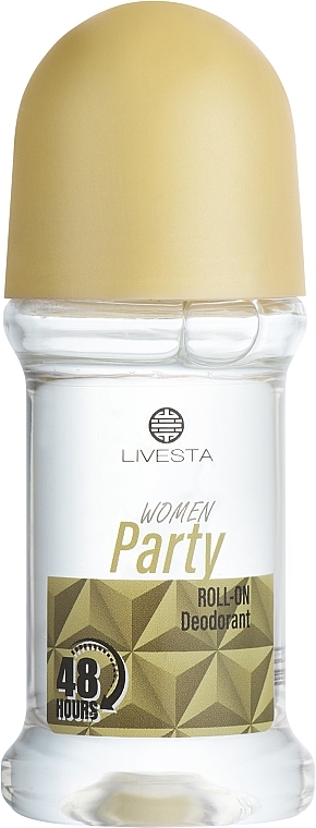Шариковый дезодорант - Livesta Women Party Roll-On Deodorant — фото N1