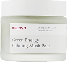 Успокаивающая глиняная маска с зелёным чаем - Manyo Factory Green Energy Calming Mask Pack — фото N3