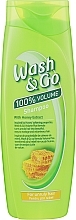 Парфумерія, косметика Шампунь з екстрактом меду для неслухняного волосся - Wash&Go 100 % Volume Shampoo