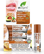 Бальзам для губ з марокканською арганієвою олією - Dr. Organic Bioactive Skincare Moroccan Argan Oil Lip Balm SPF15 — фото N3