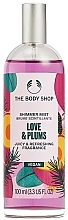 Спрей для тіла - The Body Shop Love & Plums Shimmer Mist — фото N1