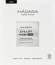 Духи, Парфюмерия, косметика Маска вокруг глаз, 5 комплектов - Madara Cosmetics Time Miracle Eye Lift Mask 15min 5 Sets