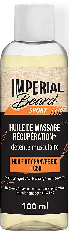 Расслабляющее массажное масло - Imperial Beard Recovery Massage Oil Musclar Relaxation — фото N1