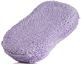 Парфумерія, косметика Губка банна, фіолетова - Suavipiel Microfiber Bath Sponge Extra Soft