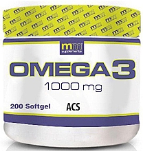 Парфумерія, косметика Харчова добавка "Omega 3" - MM Supplements Omega 3 1000mg