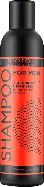Укрепляющий шампунь для все типов волос - Bioton Cosmetics Shampoo For Men — фото N1