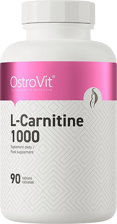 Жироспалювач "L-карнітин", у таблетках - OstroVit L-Carnitine 1000 — фото N1