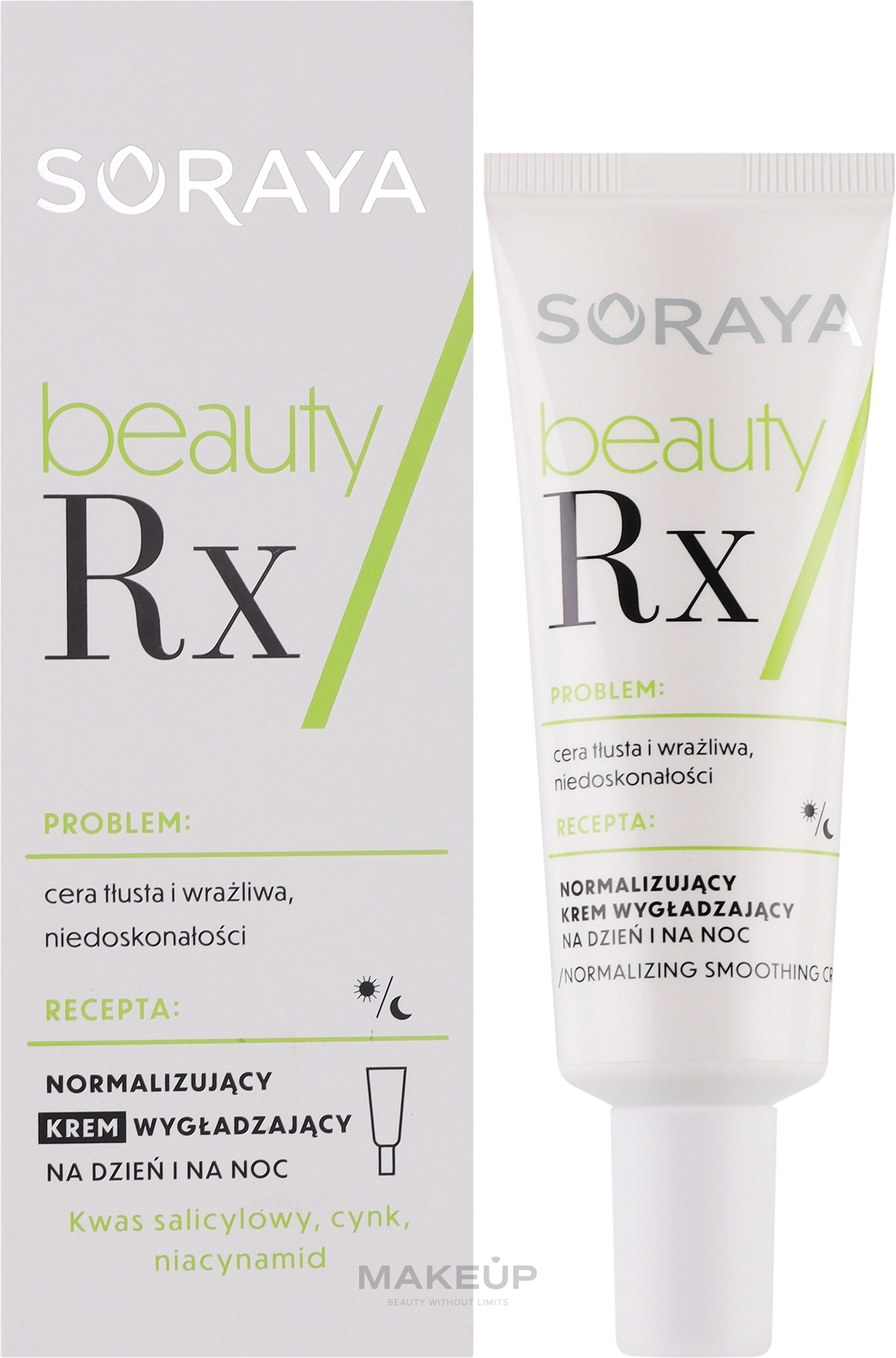 Нормалізуючий розгладжуючий крем для обличчя - Soraya Beauty Rx — фото 50ml