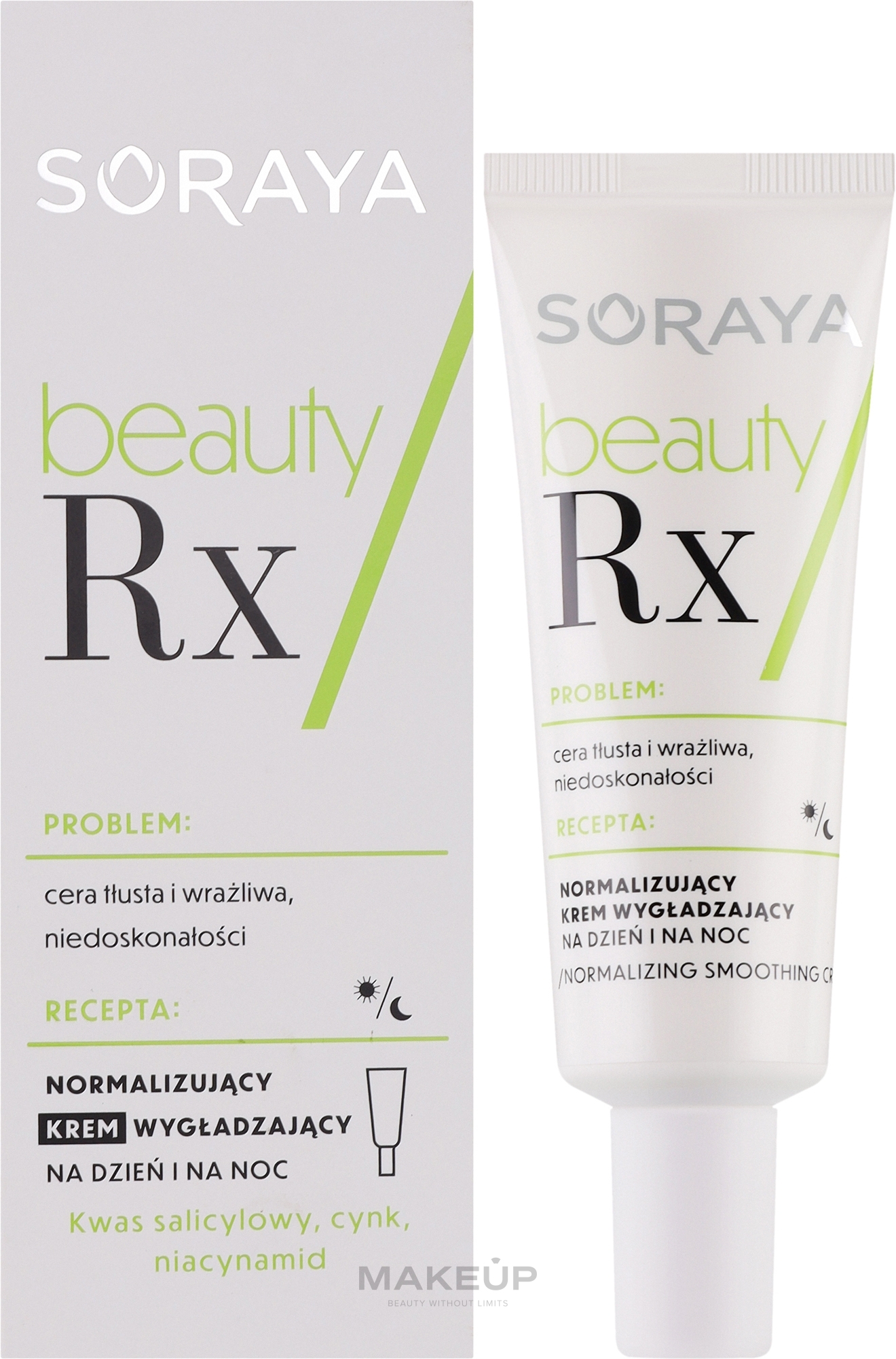 Нормалізувальний розгладжувальний крем для обличчя - Soraya Beauty Rx — фото 50ml