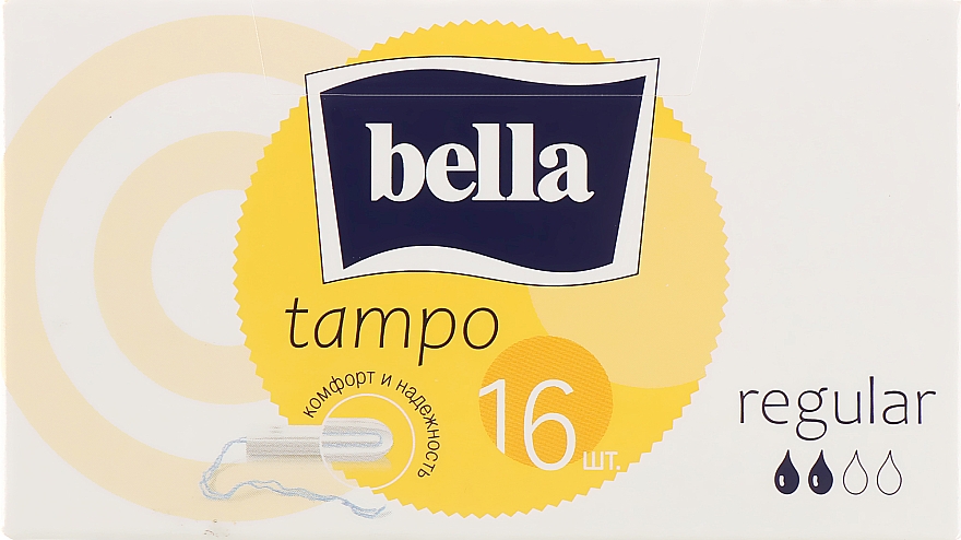 Тампони, 16 шт. - Bella Premium Comfort Regular Tampo — фото N1
