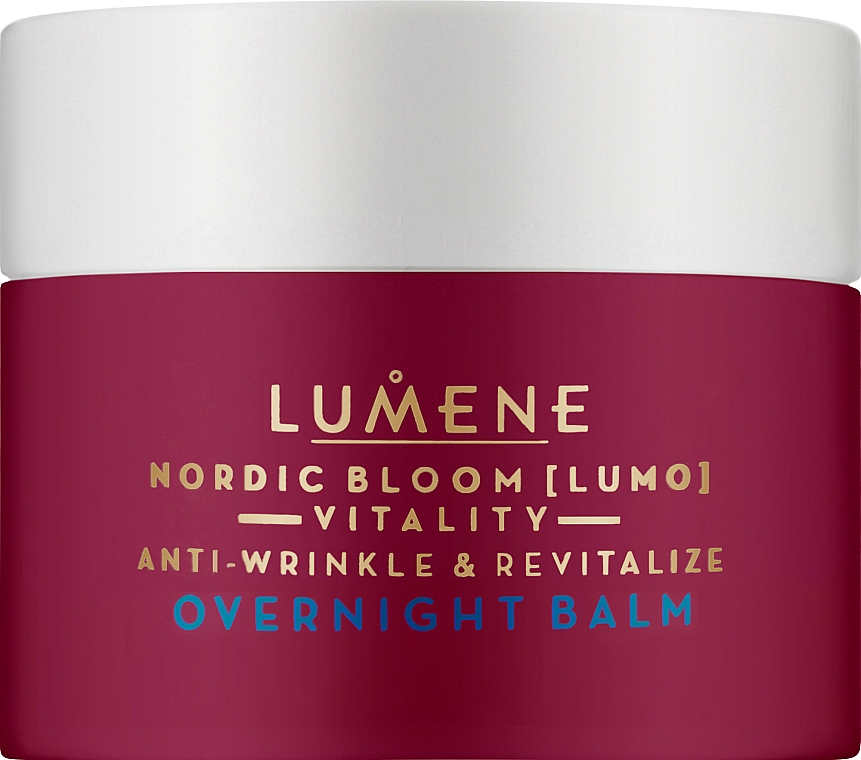 Ночной бальзам для лица от морщин - Lumene Nordic Bloom Vitality Anti-Wrinkle & Revitalize Overnight Balm
