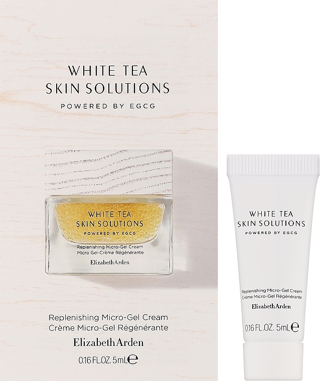 Восстанавливающий крем для лица с микрогелем - Elizabeth Arden White Tea Skin Solutions Replenishing Micro-Gel Cream (пробник) — фото N2