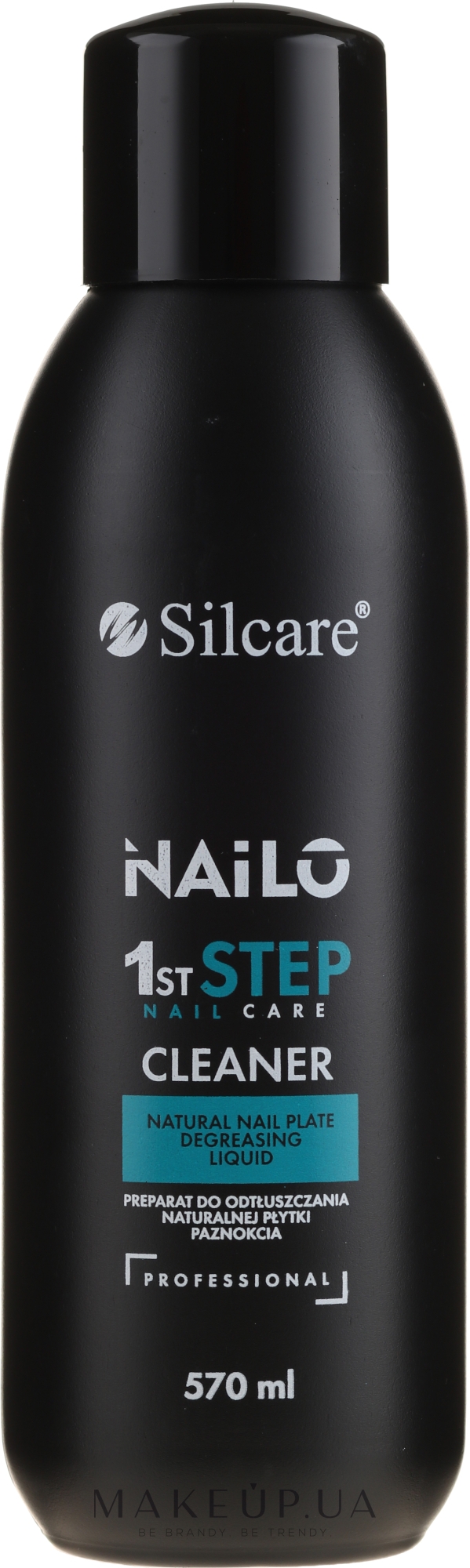 Рідина для знежирювання нігтьової пластини - Silcare Nailo 1st Step Nail Cleaner — фото 570ml
