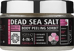 Пилинг для тела с солью Мертвого моря - Yofing Dead Sea Salt Body Peeling Sorbet — фото N1