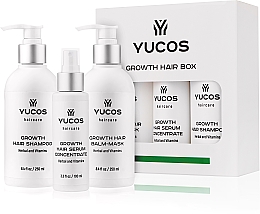 Набір - Yucos Growth Hair (shm/250ml + balm/mask/250ml + serum/100ml) — фото N1