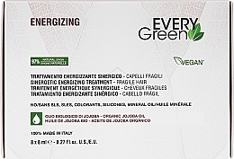 Набір "Догляд проти випадіння волосся" - Dikson Every Green Energising (ampoul/8x8ml) — фото N1