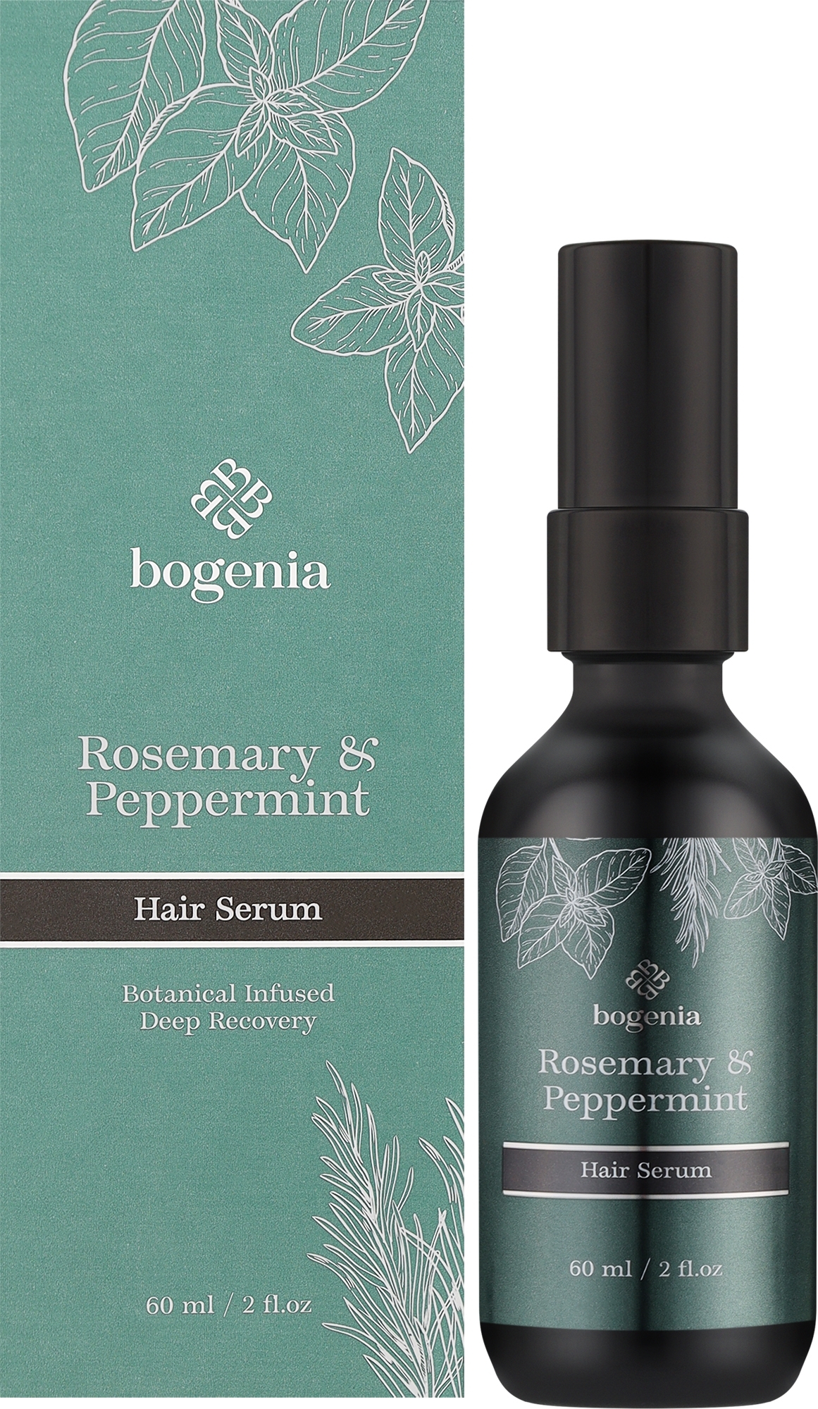 Сироватка для волосся "Rosemary Peppermint" - Bogenia Hair Serum — фото 60ml