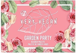 Палетка рум'ян для обличчя - W7 Very Vegan Garden Party Blush Palette — фото N2