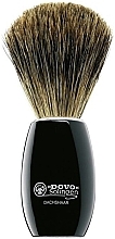 Парфумерія, косметика Помазок для гоління, акрил чорний - Dovo Black Acrylic Shaving Brush