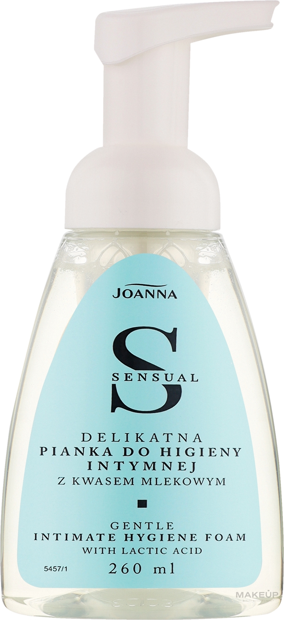 Ніжна пінка для інтимної гігієни - Joanna Sensual Gentle Intimate Hygiene Foam — фото 260ml