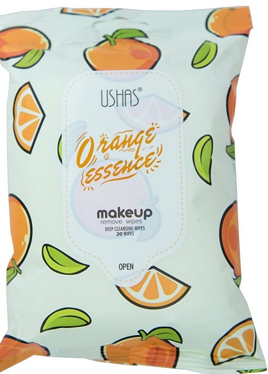 Серветки для зняття макіяжу - Ushas Orange Wipes — фото N1
