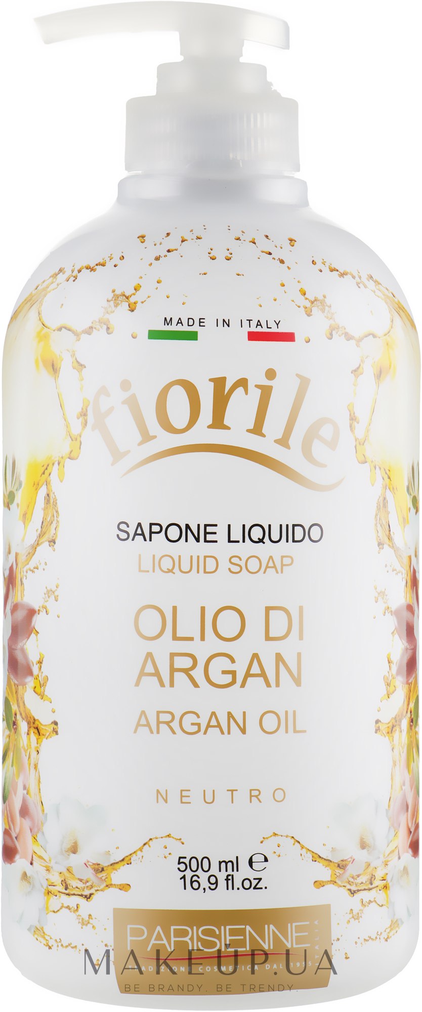 Рідке мило "Арганієва олія" - Parisienne Italia Fiorile Argan Oil Liquid Soap — фото 500ml