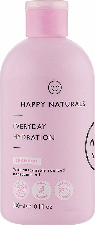 Шампунь для волосся "Щоденне зволоження" - Happy Naturals Everyday Hydration Shampoo — фото N1