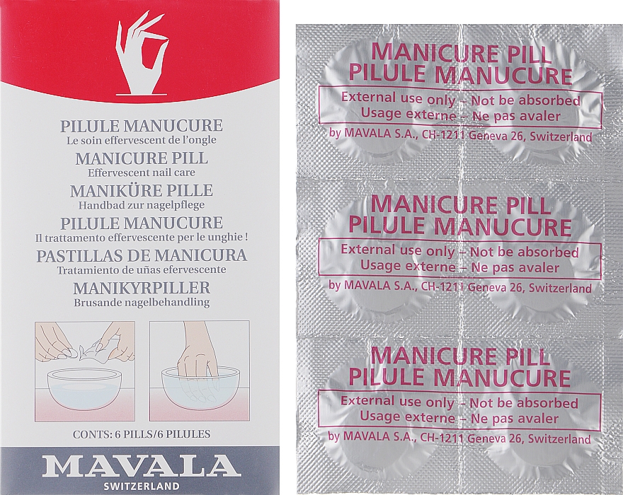 Таблетки для маникюрной ванночки - Mavala Manicure Pill
