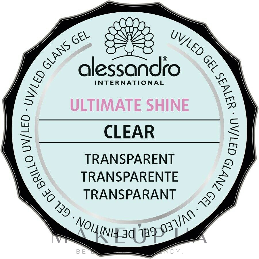 Гель-лак для ногтей - Alessandro International Ultimate Shine — фото Clear