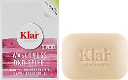 Парфумерія, косметика Тверде мило з мильним горіхом - Klar Soap