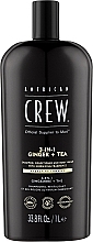 Средство 3 в 1 по уходу за волосами и телом - American Crew Official Supplier To Men 3 In 1 Ginger + Tea Shampoo Conditioner And Body Wash  — фото N1