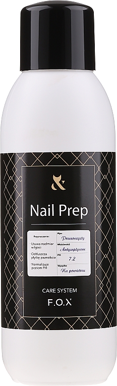 Знежирювач для нігтів - F.O.X Care System Nail Prep — фото N6