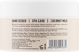 Скраб для рук - NUB Spa Care Hand Scrub Coconut Milk — фото N2