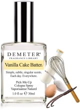 Духи, Парфюмерия, косметика Demeter Fragrance The Library of Fragrance Vanilla Cake Batter - Одеколон