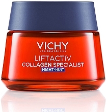УЦІНКА Колагеновий нічний крем-догляд для обличчя - Vichy Liftactiv Collagen Specialist Night Cream * — фото N1