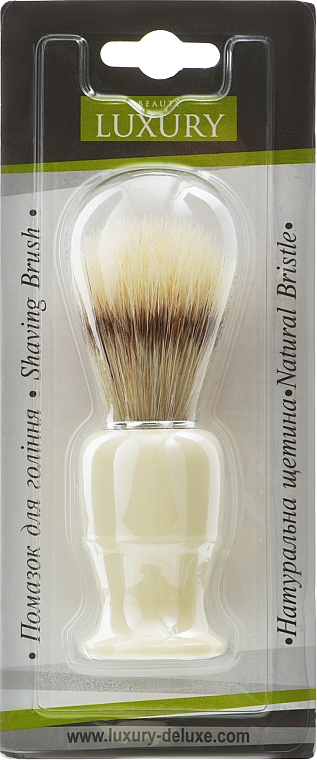 Помазок для гоління з ворсом борсука, РВ-09 - Beauty LUXURY — фото N1