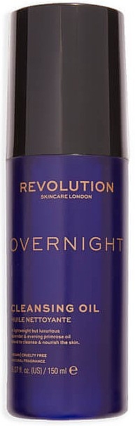 Деликатное очищающее масло для лица - Revolution Skincare Overnight Cleansing Oil — фото N1