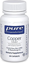 Парфумерія, косметика Дієтична добавка "Мідь (цитрат)", капсули - Pure Encapsulations Copper (Citrate)