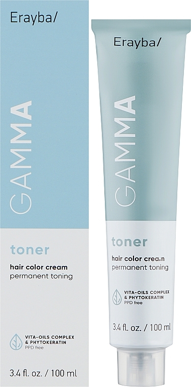 Фарба для волосся - Erayba Gamma Color Conditioning Haircolor Cream 1+1.5