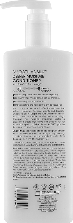 Відновлюючий Кондиціонер - Giovanni Smooth As Silk Conditioner — фото N6