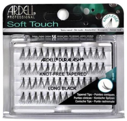Набор пучковых ресниц - Ardell Soft Touch Long Black — фото N1