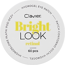 Духи, Парфюмерия, косметика Гидрогелевые патчи для глаз с ретинолом - Clavier Bright Look Retinol Hydrogel Eye Patch