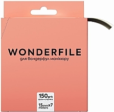 Парфумерія, косметика Файл-стрічка для пилки 130х15 мм, 150 грит, 7 метрів - Wonderfile