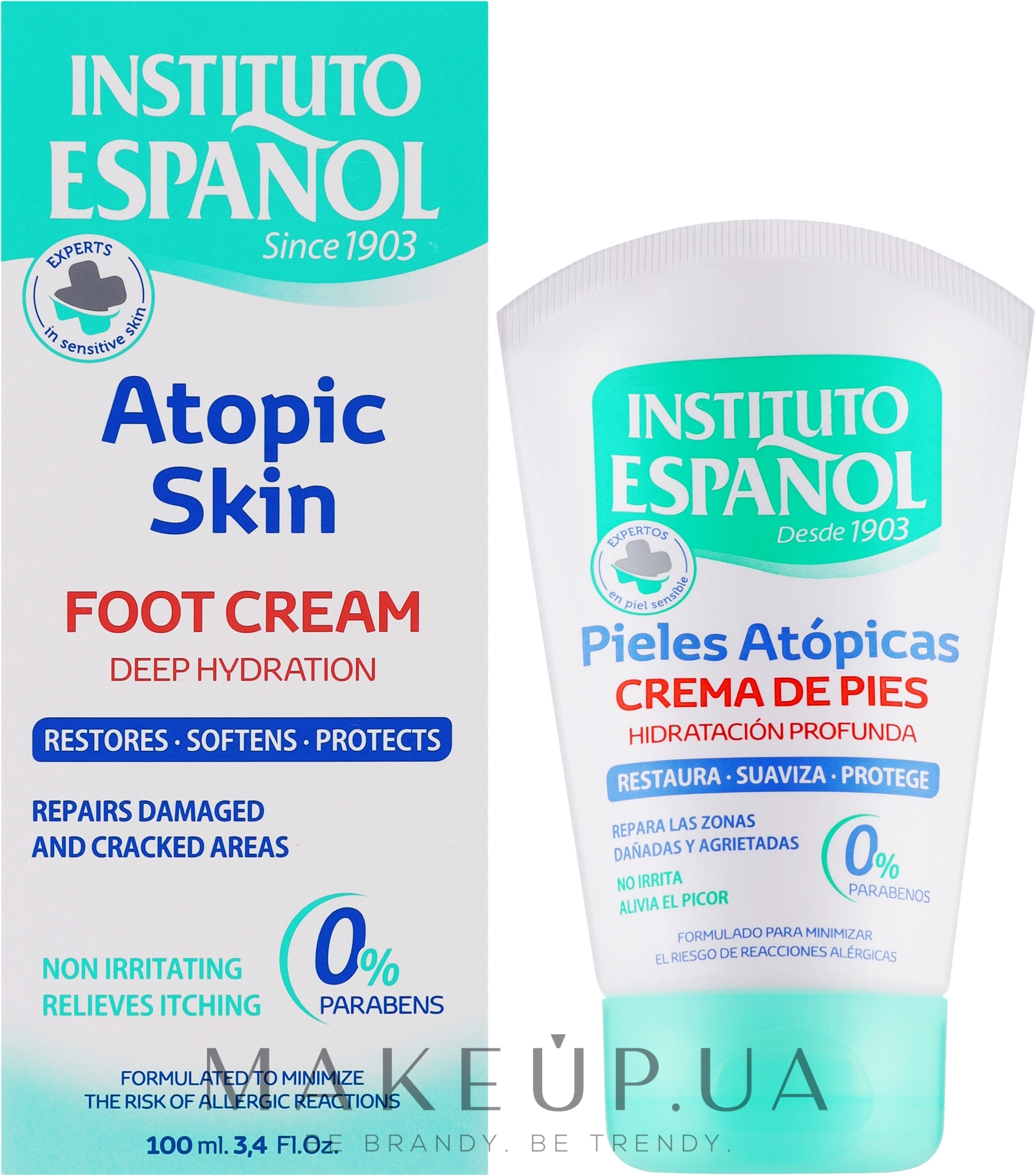 Крем для ніг - Instituto Espanol Atopic Skin Foot Cream — фото 100ml