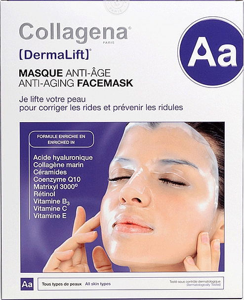 Антивікова гідрогелева маска - Collagena Paris DermaLift Anti-Aging Face Mask — фото N1