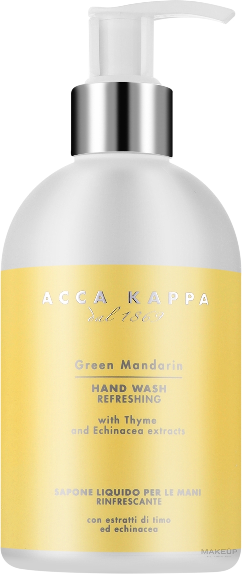 Жидкое мыло для рук - Acca Kappa Green Mandarin Liquid Hand Wash — фото 300ml