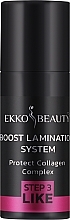 Бустер для ламинирования бровей и ресниц, шаг 3 - Ekko Beauty Protect Collagen Complex Step 3 LIKE Boost Lamination System — фото N1